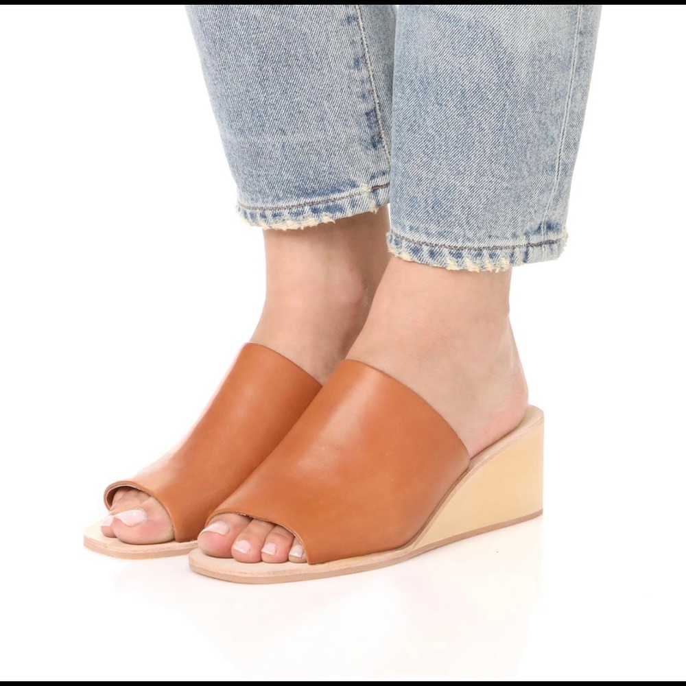 Jeffrey Campbell Tan Willow Wedges